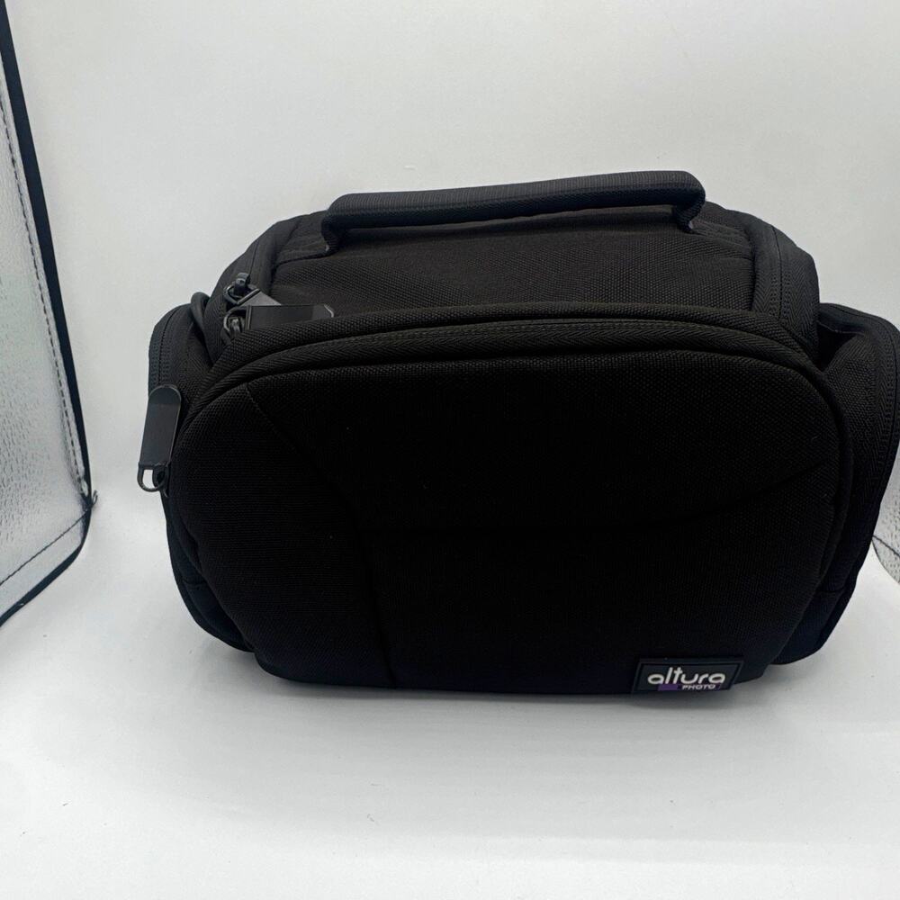 Altura Photo Carry/Shoulder Camera Bag Padded w/ Strap Black/Purple